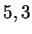 $5,3$